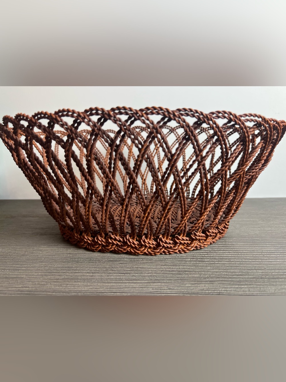 Vintage French Wire Basket